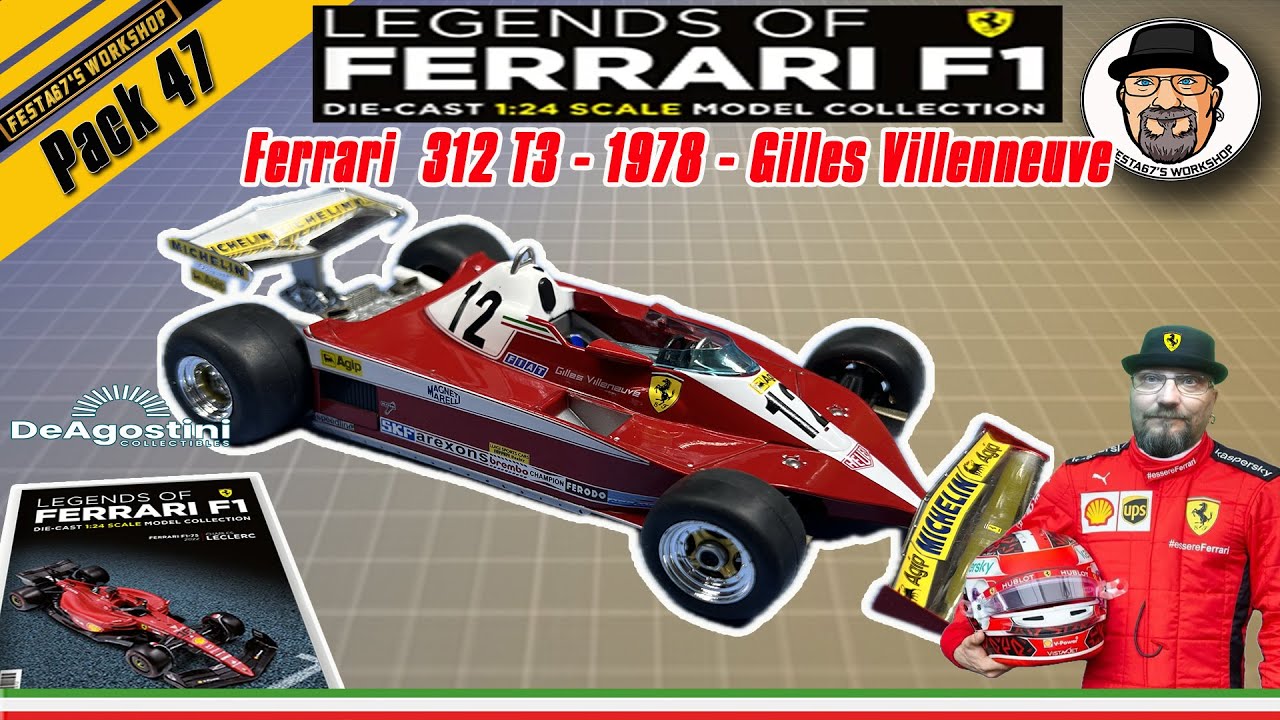 LEGENDS Of FERRARI F1 - DeAgostini - Pack 47 - Ferrari 312 T3-1978
