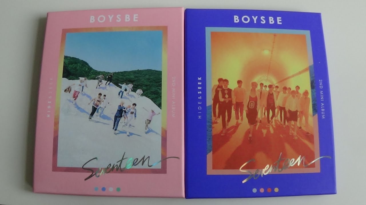 Unboxing Seventeen 세븐틴 2nd Mini Album BOYS BE (Hide & Seek