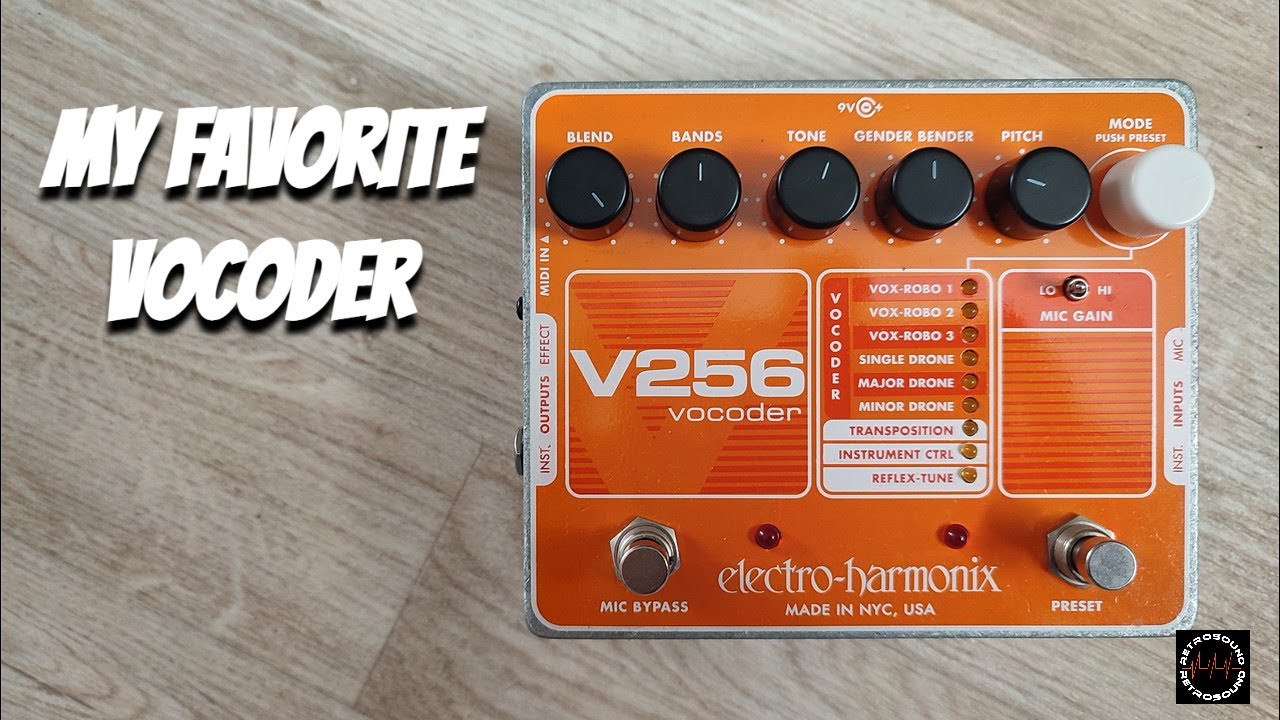 Vocoder Test: Electro Harmonix V256 - YouTube