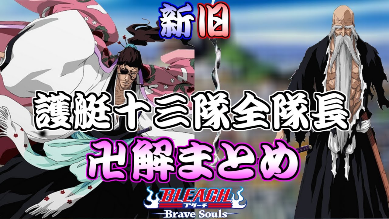 Bleach: Brave Souls] A compilation of the new and old Gotei 13
