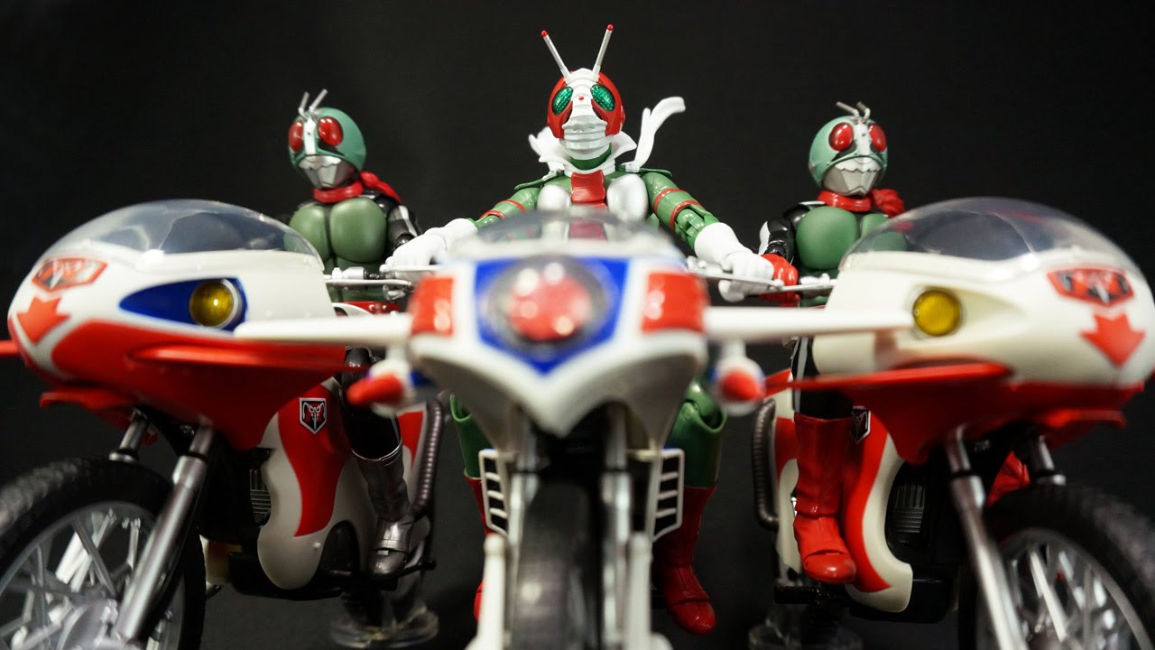 S H フィギュアーツ 仮面ライダー 1号 2号 V3 サイクロン号