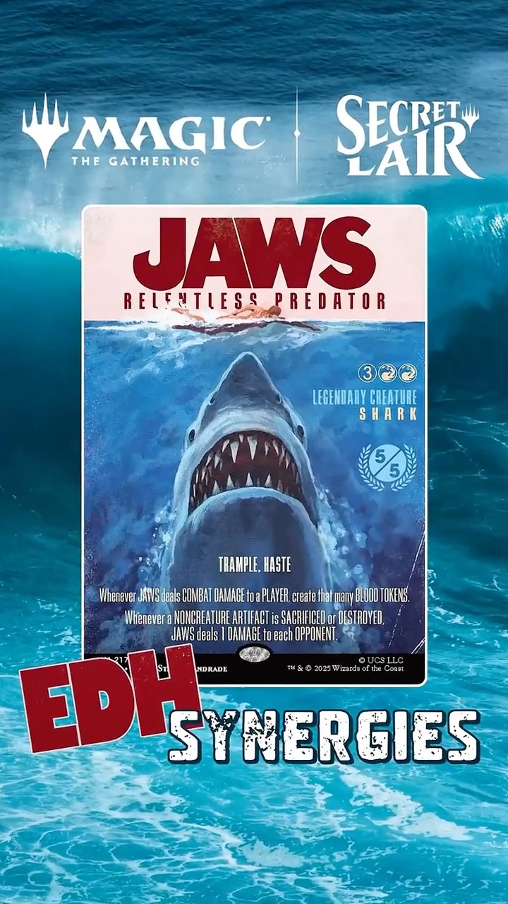 EDH Synergies: Jaws, Relentless Predator | #Shorts - YouTube