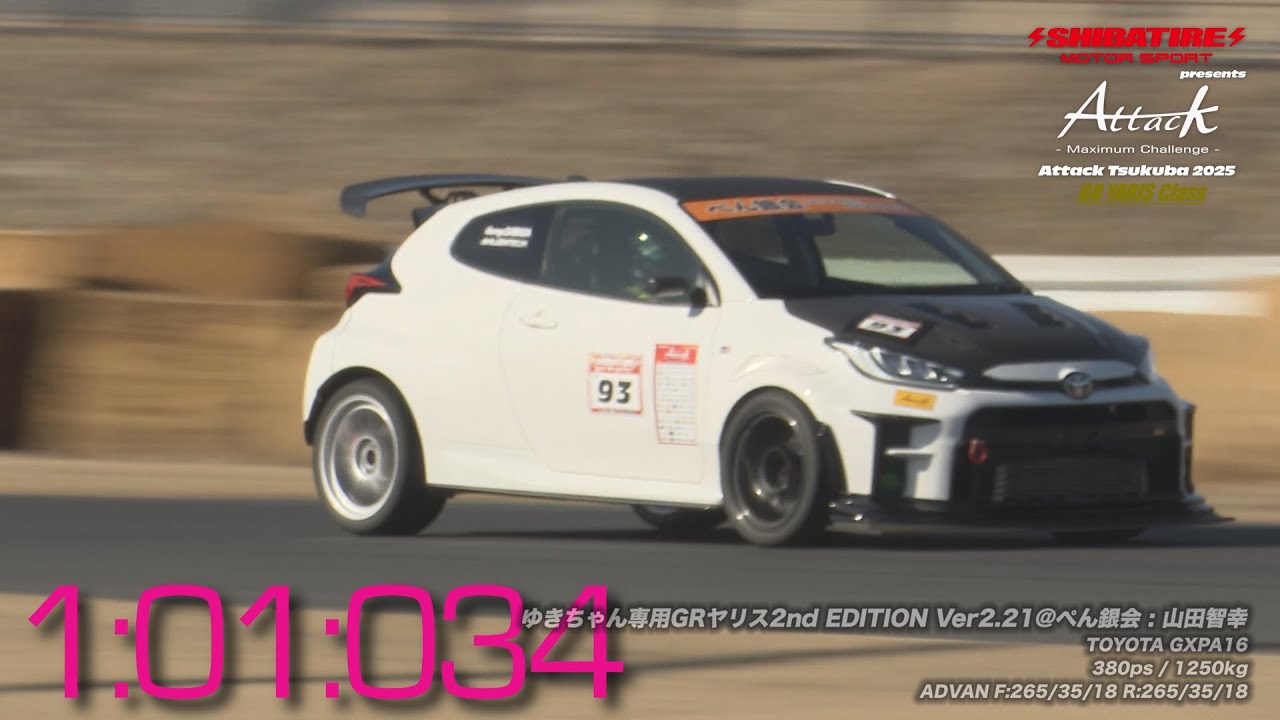 Shibatire presents Attack Tsukuba 2025：ゆきちゃん専用GRヤリス2nd