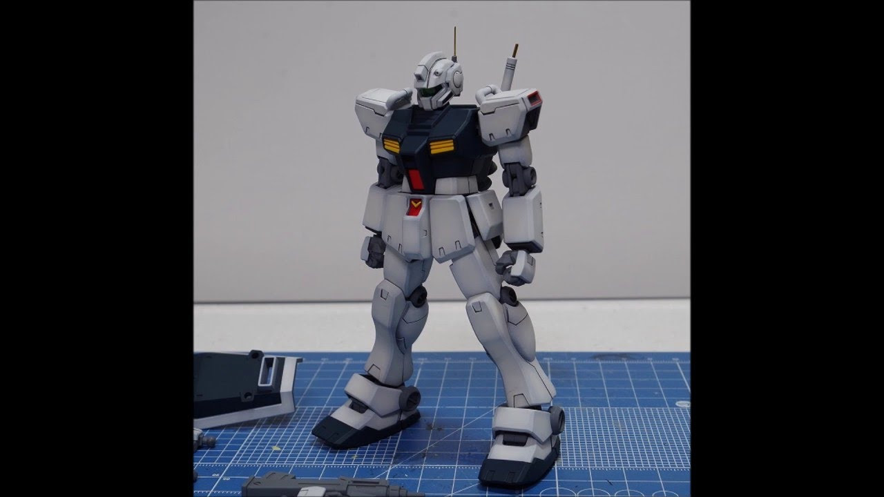 ガンプラ全塗装シリーズ：HGUC ジム改 立ち上げ塗装製作 - YouTube