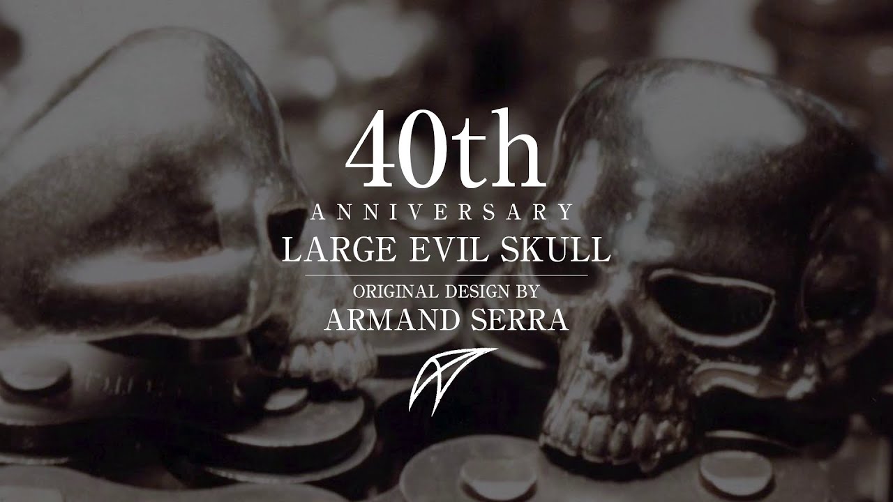 EVIL SKULL RING - LARGE | クレイジーピッグ公式オンラインストア