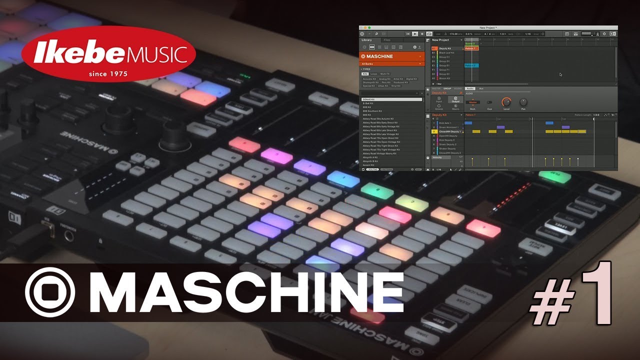 Native Instruments】MASCHINE JAM + MK3 #1 トラック・メイキング解説