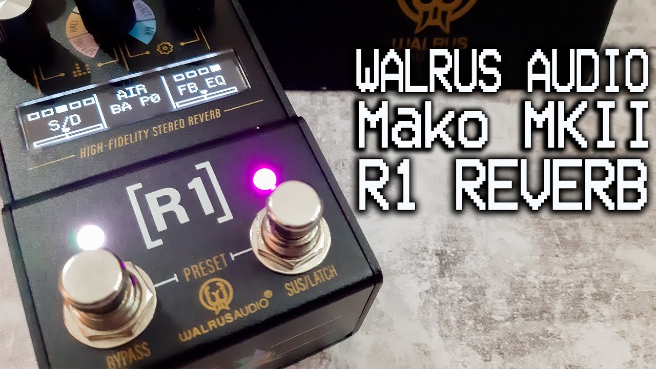 Walrus Audio | R1 Reverb MAKO MKII | VIDEO REVIEW [NO TALK / ONLY