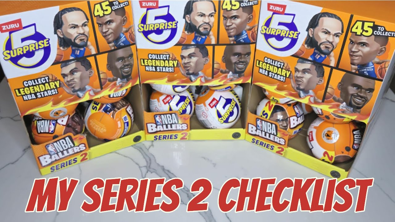 ZURU NBA Ballers - Episode 9 (Series 2) - MY SERIES 2 CHECKLIST