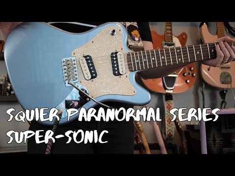Squier Paranormal Series Super-Sonic Demo & Review - YouTube