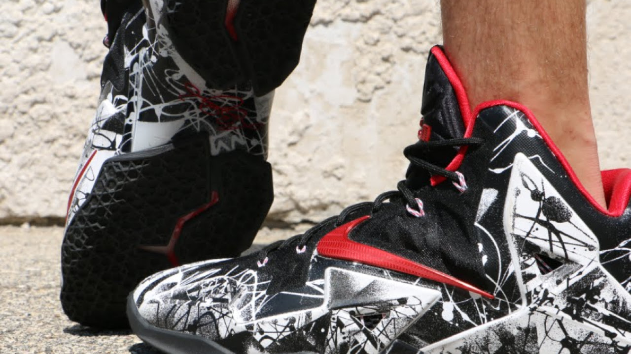 Nike LeBron 11 Graffiti - On Foot - YouTube
