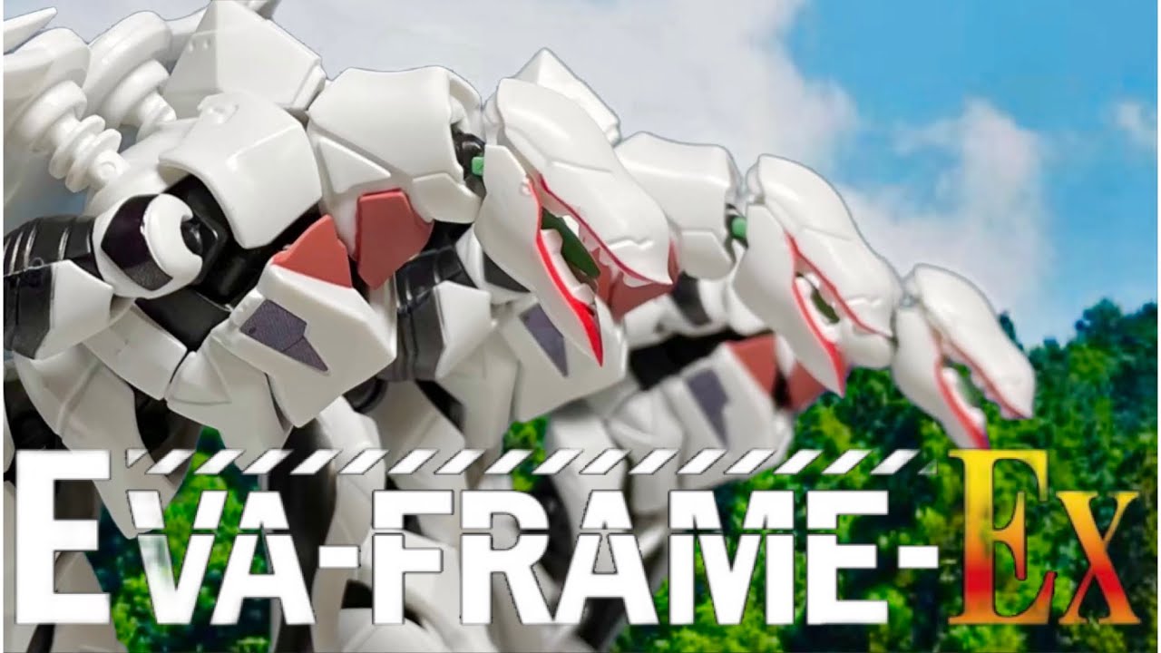 エヴァンゲリオン EVA-FRAME-EX エヴァ量産機3体セット - YouTube