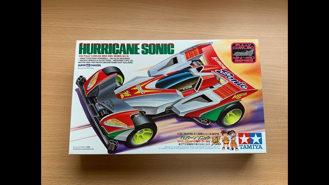 フルカウルミニ四駆］NO.15 ハリケーンソニック - YouTube