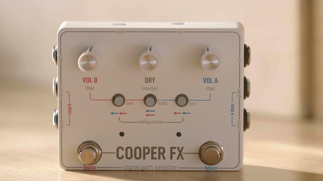Cooper FX Signal Path Selector: Overview and Demonstration - YouTube