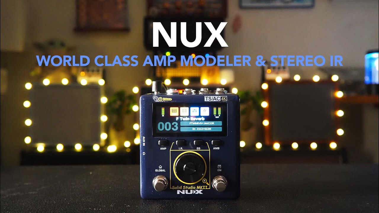 NUX // Solid Studio MKII Preamp, Power Amp Simulator & IR Loader