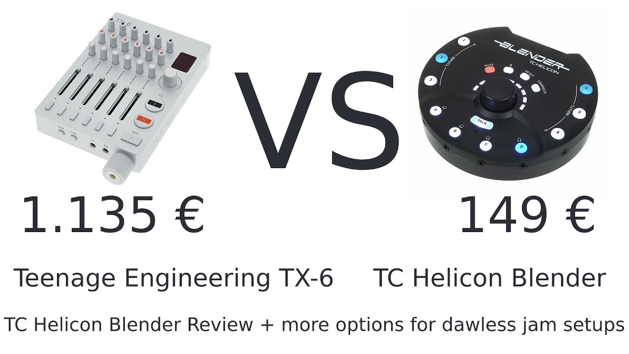 TC Helicon Blender Review. The Cheap Alternative to Teenage