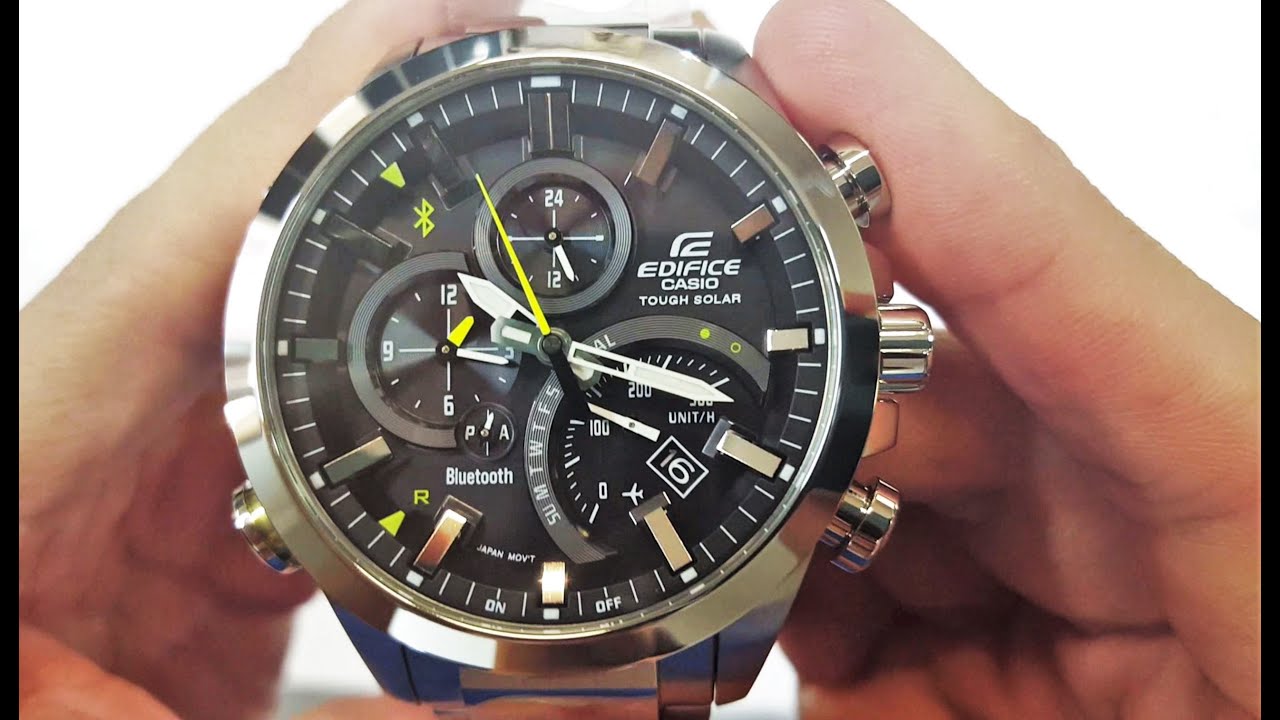 CASIO BLUETOOTH EDIFICE WATCH EQB-500D-1ADR UNBOXING - YouTube