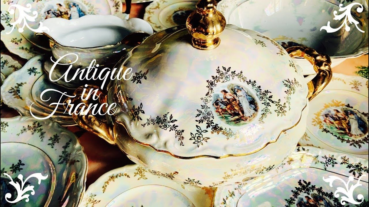 アンティーク】田舎で眠っているヴィンテージ食器/Antique in France