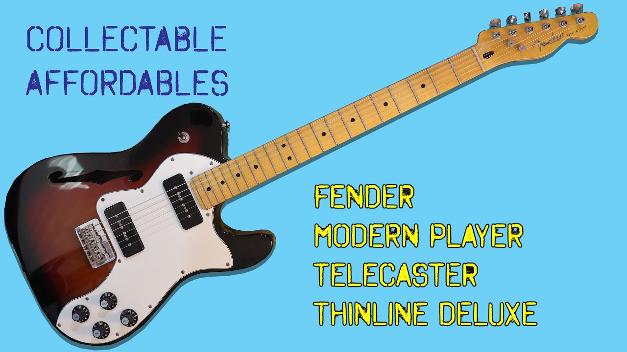 Fender Modern Player Telecaster Thinline Deluxe #guitar #fender