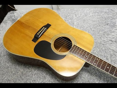 Vintage YAMAKI 1970's made W-25 Acoustic GuitarMade in Japan - YouTube