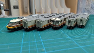 パノラマエクスプレスアルプス(165系) KATO製 - YouTube