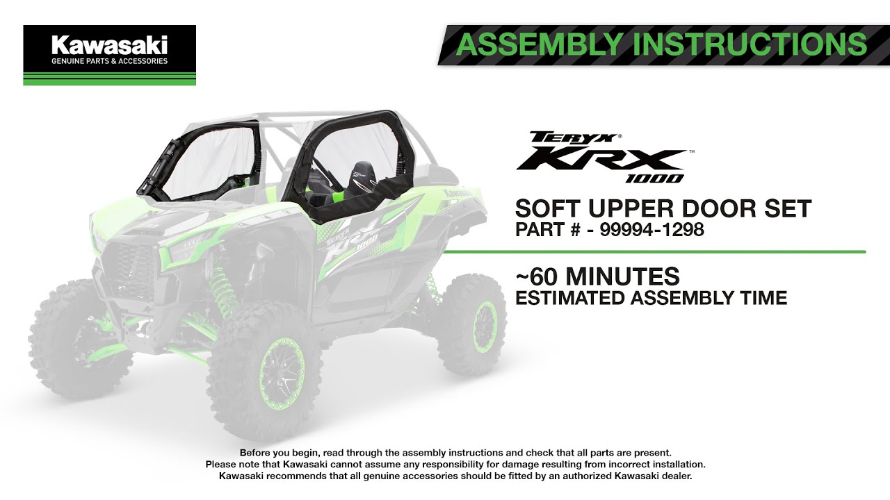 99994-1298 Soft Upper Door Set - Installation Video - YouTube