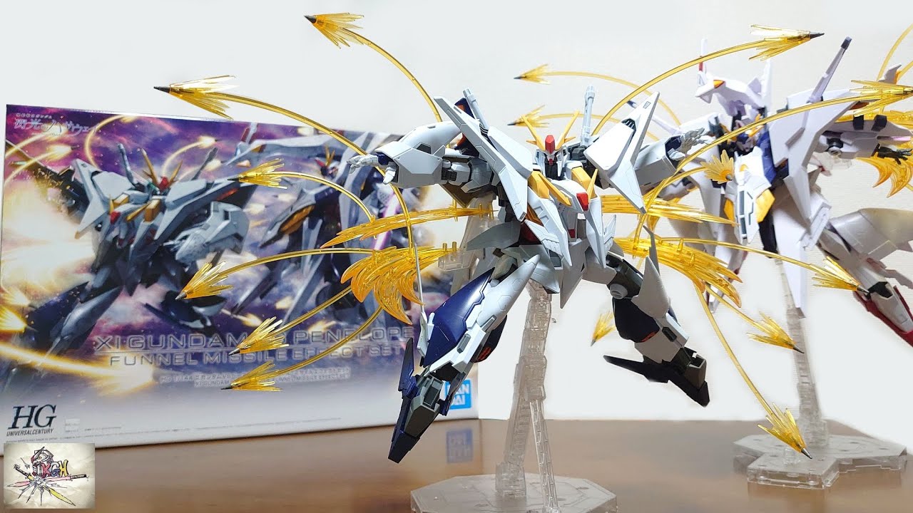 HG Xi and Penelope in a set! Funnel missiles and effects included