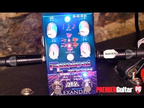 First Look - Alexander Pedals Radical Delay DX - YouTube