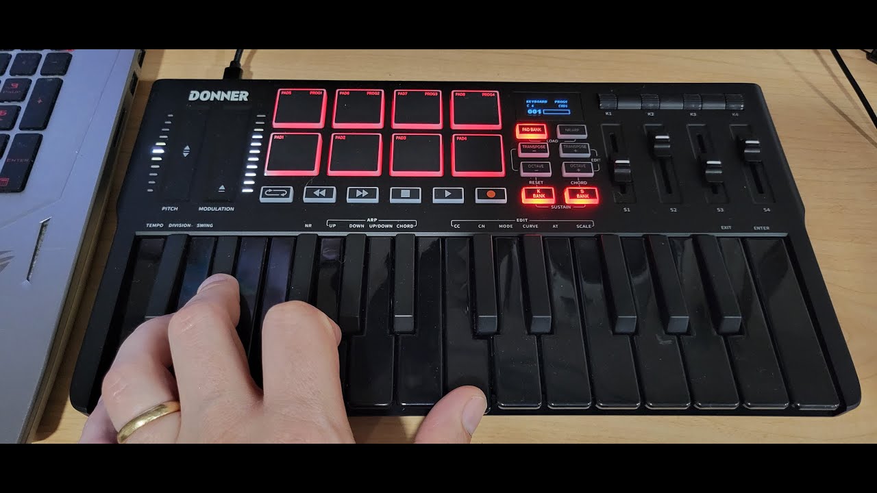 Donner DMK25 Pro MIDI Keyboard Controller Review! Is it worth the
