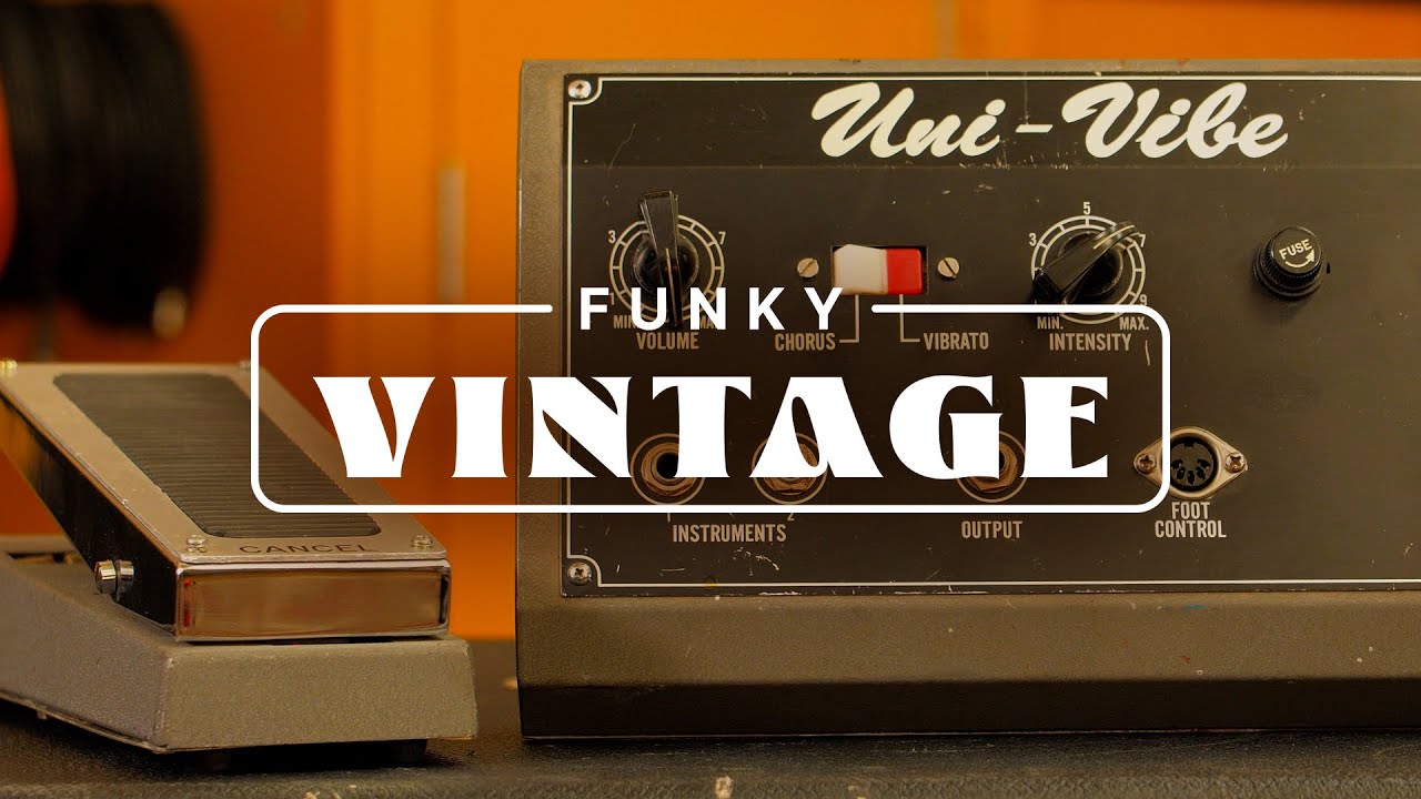 The Shin-Ei Uni-Vibe Might Be the Best Effect | Funky Vintage
