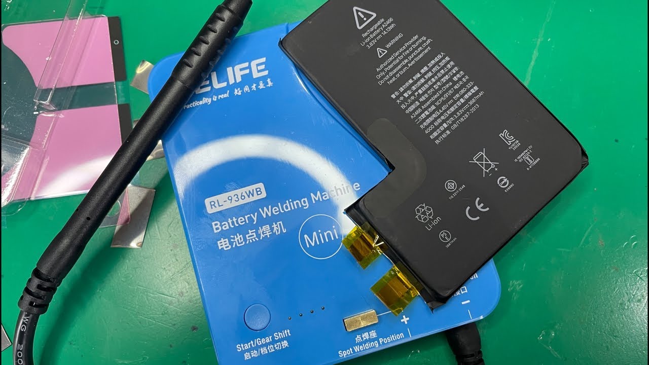 RELIFE RL-936WB iPhoneバッテリー溶接BMS機材使い方 - YouTube