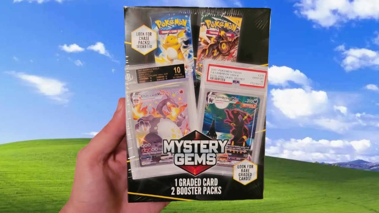 Wal-Mart Mystery Gem Pokémon Boxes (1 Graded Card per box) - YouTube