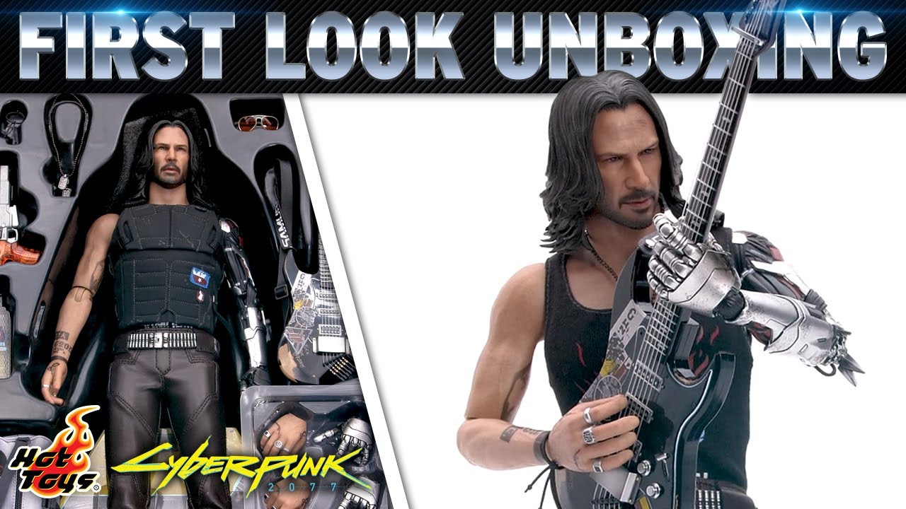 Hot Toys Johnny Silverhand Cyberpunk 2077 Figure Unboxing | First