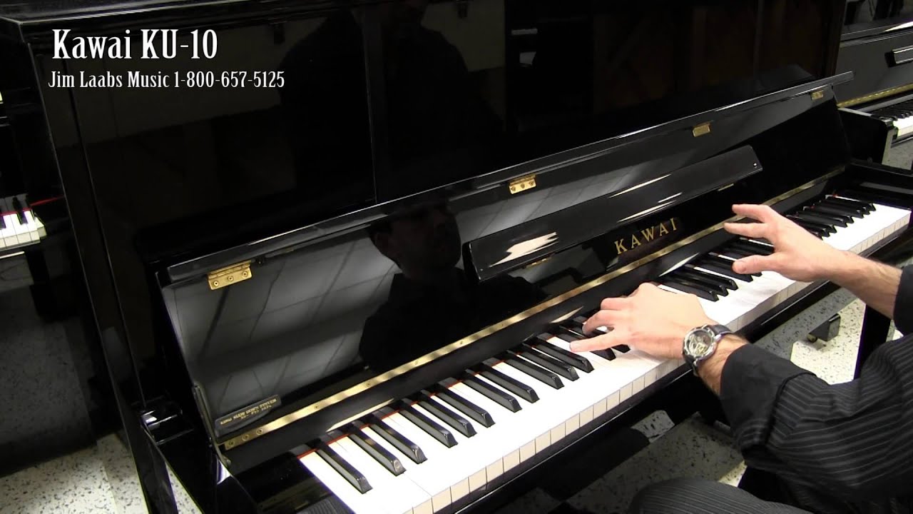 Kawai KU-10 Upright Piano Video Demo - YouTube