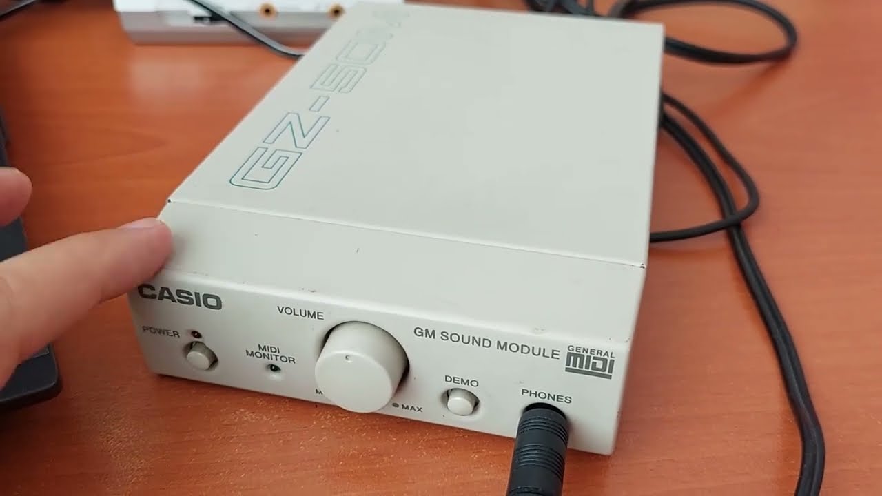 CASIO GZ-50M MIDI - YouTube