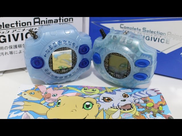 Unboxing-Complete Selection Animation DIGIVICE w/tag-Digimon tri