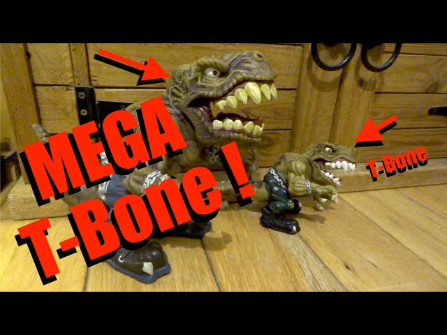 MEGA T-BONE - 90s Extreme Dinosaurs GIANT from MATTEL! - YouTube