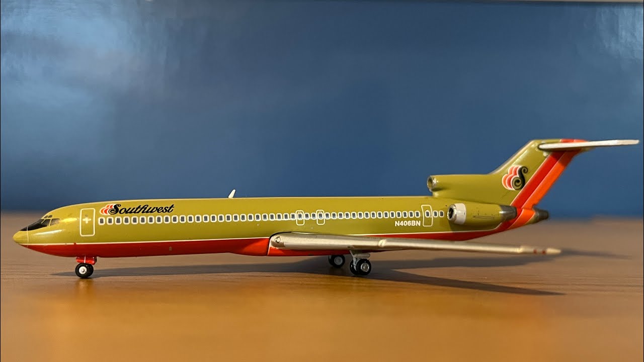 Gemini Jets - Southwest Airlines - 727-200 - 1/400 Scale Review