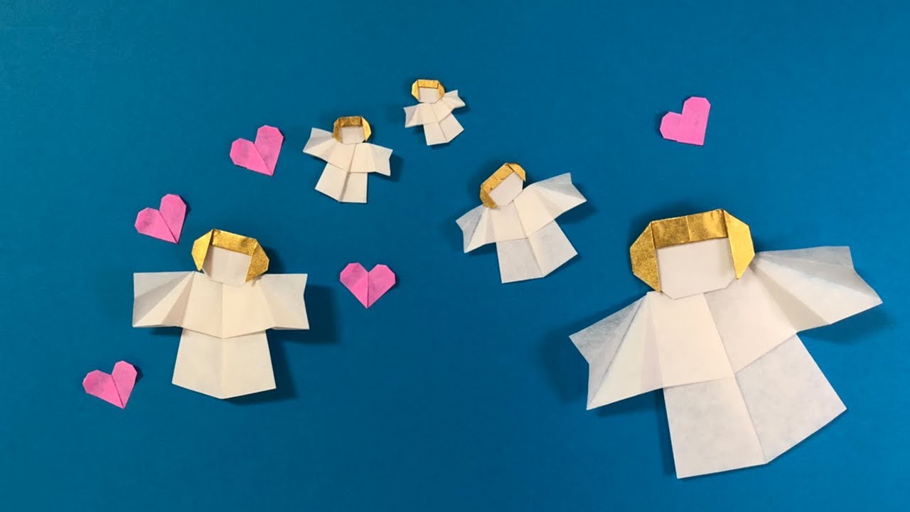 折り紙【天使】 ”angel” - YouTube