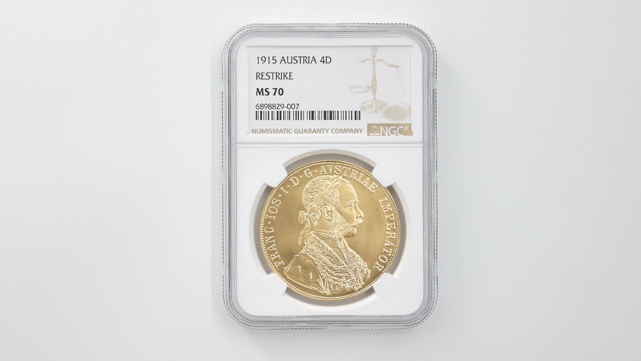 委託販売 1915 オーストリア フランツ・ヨーゼフ1世 リストライク 4