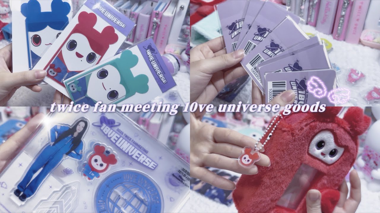 Goods Unboxing] Twice/10ve Universe/Goods/Random/Fan Meeting