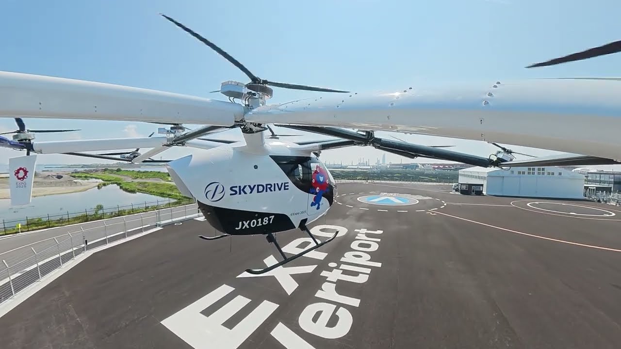 SkyDrive】Combining footages: Summer Demonstration Flights at Expo