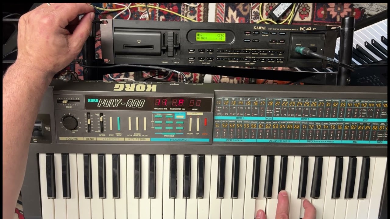 KAWAI K4r 1989 PCM Synthesizer that delivers. Unboxing setup and
