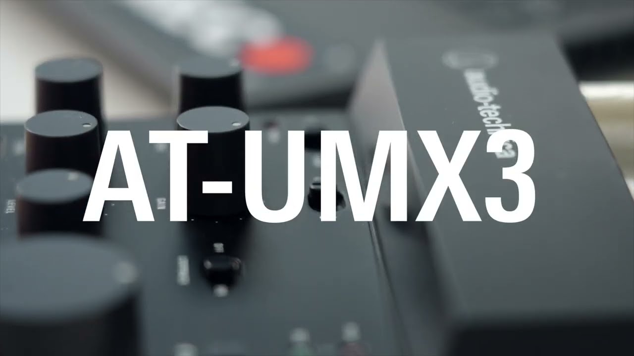 Audio Technica AT-UMX3 Livestreaming USB Audio Mixer Mixers