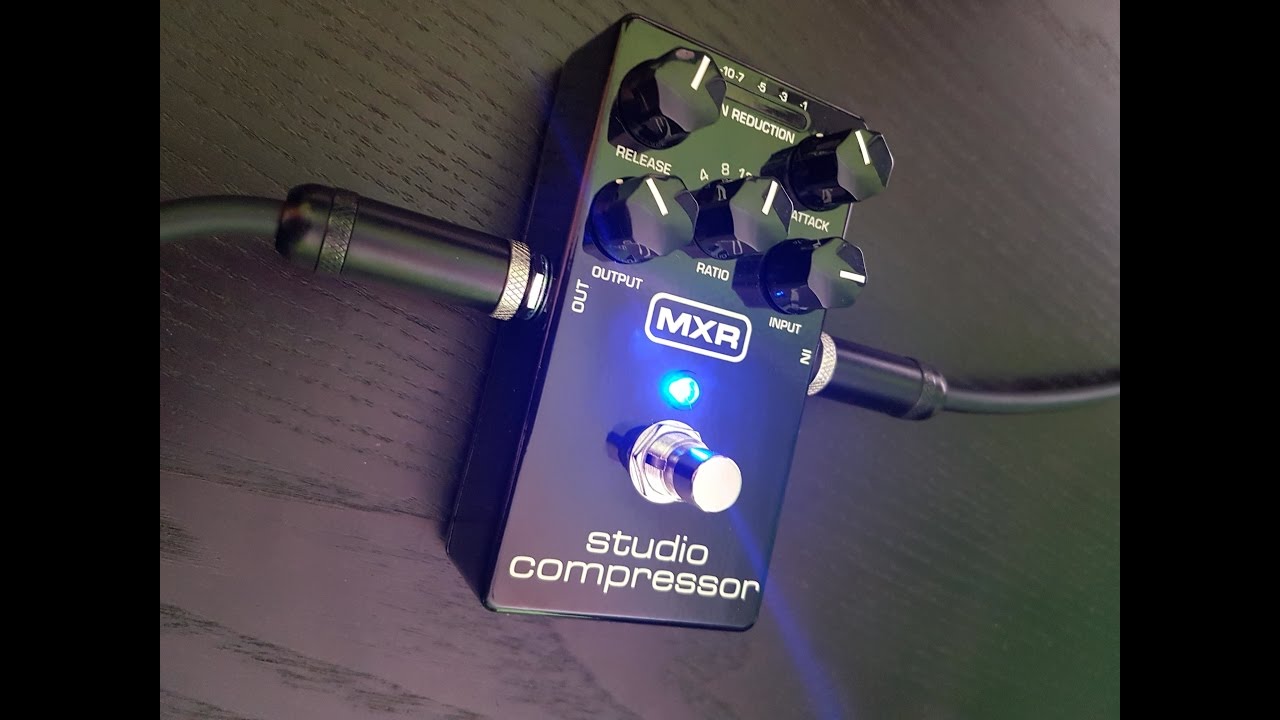 MXR STUDIO COMPRESSOR, demo by RICCARDO GIOGGI [ENG sub] - YouTube