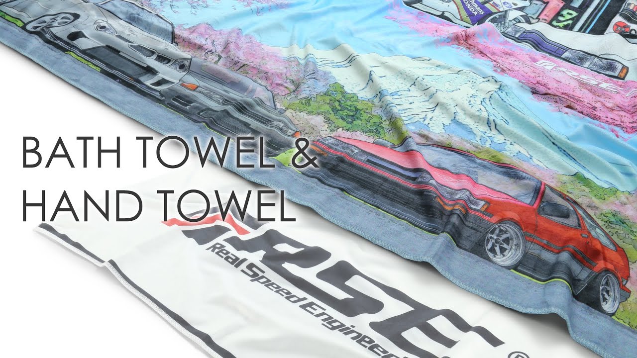 バスタオル＆ハンドタオル-R.S.E.オフィシャルマーチャンダイズ