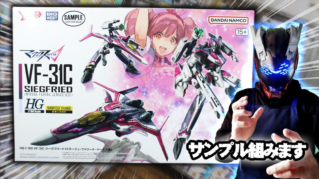 HG 1/100 VF-31C ジークフリード(ミラージュ・ファリーナ・ジーナス機