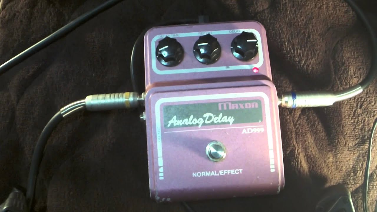 哀愁漂うショートディレイでベースの音作り！Maxon Analog Delay