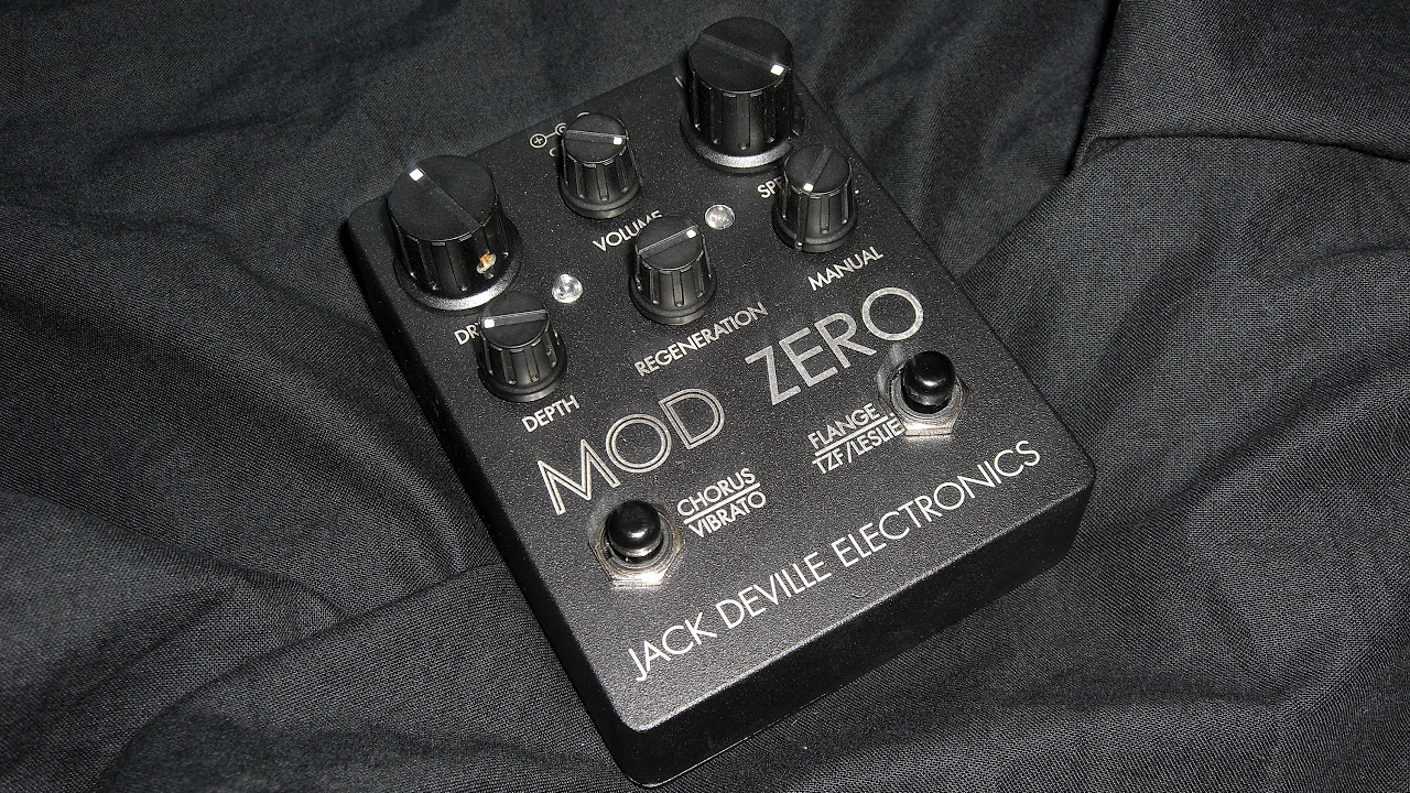 Jack DeVille MOD ZERO chorus flange guitar effects pedal demo