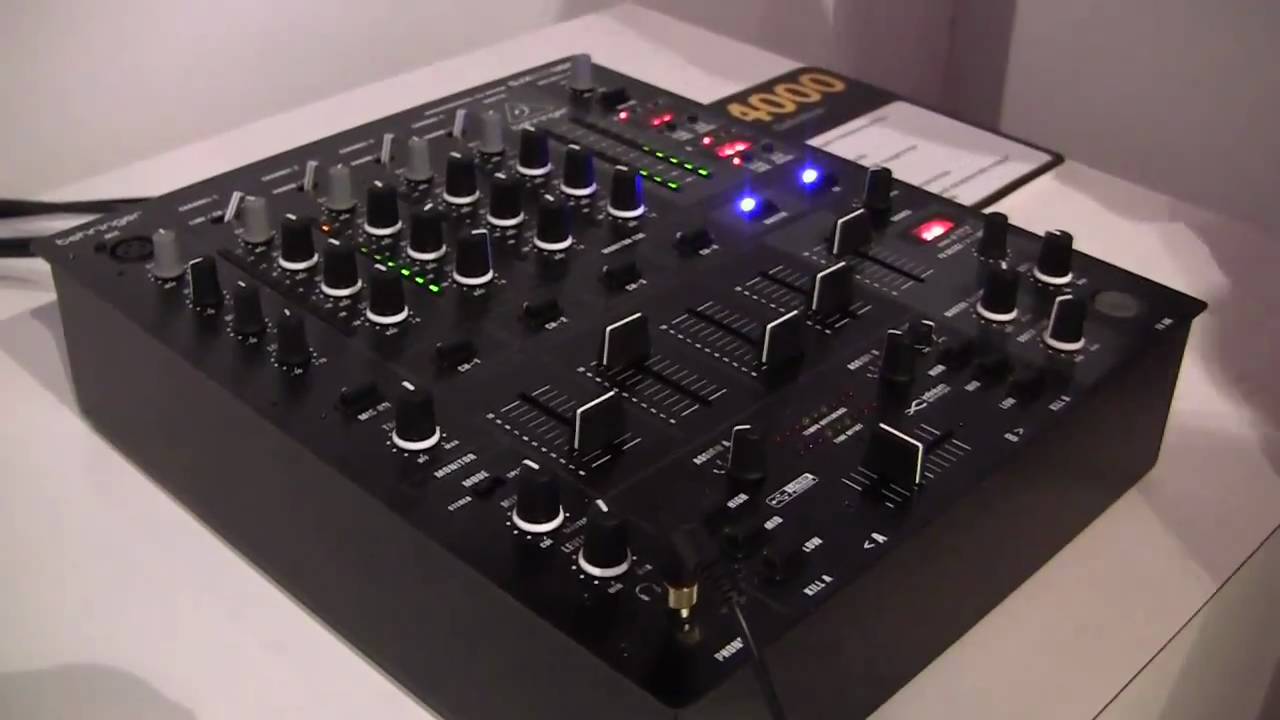 BEHRINGER DJX900USB DJ Mixer - NAMM 2011 - YouTube