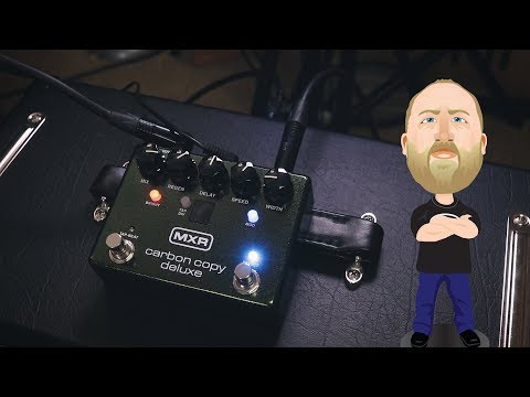 MXR Carbon Copy Deluxe - Demo - YouTube